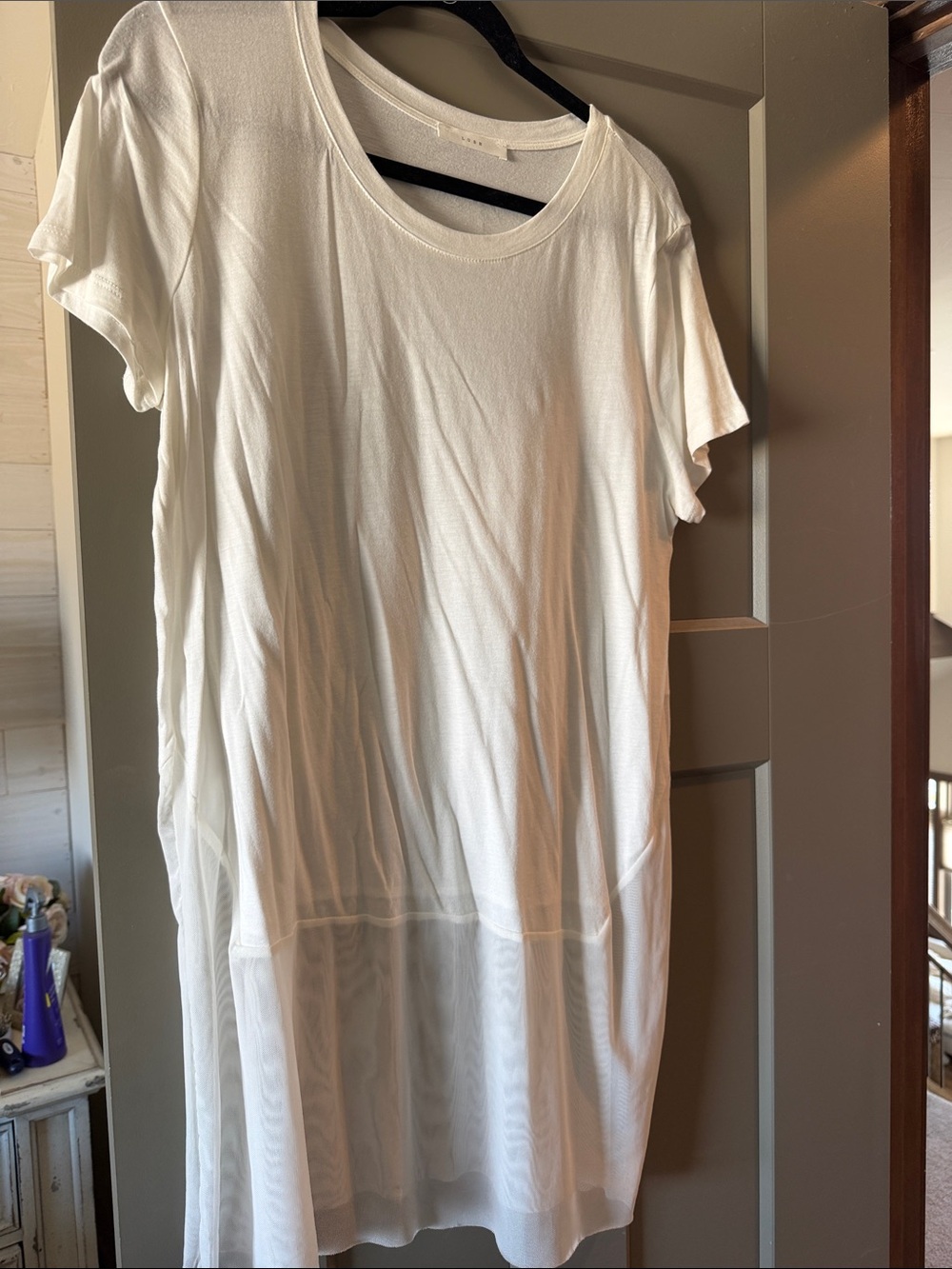 Lush Cream Short-Sleeve Tunic